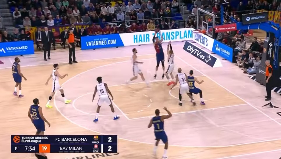 Eurolega basket: Barcellona-Olimpia Milano: video highlights